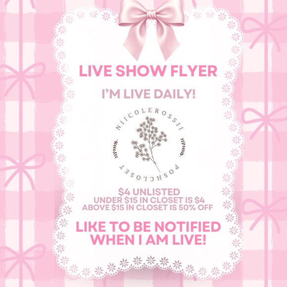 Live Show Flyer | Unlisted Show Inventory - Picture 2 of 6